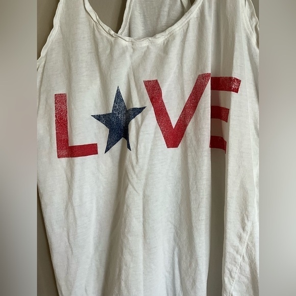 Michael Stars ‘Love’ USA Tank Top OS - Picture 3 of 9